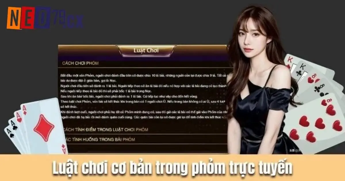 Các quy tắc trong cách chơi bài phỏm